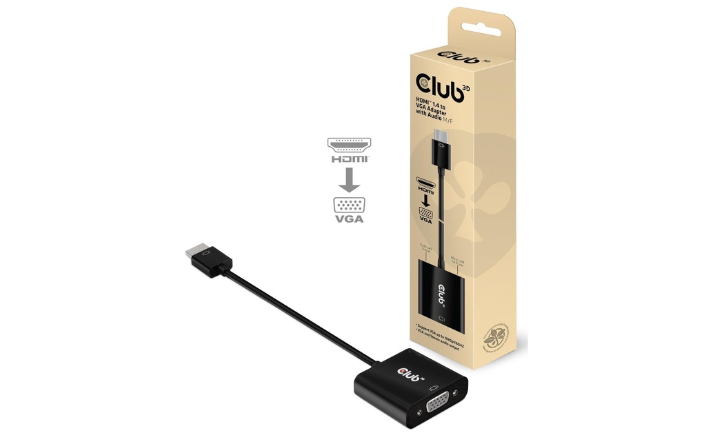 Club 3D Câble adaptateur HDMI - VGA