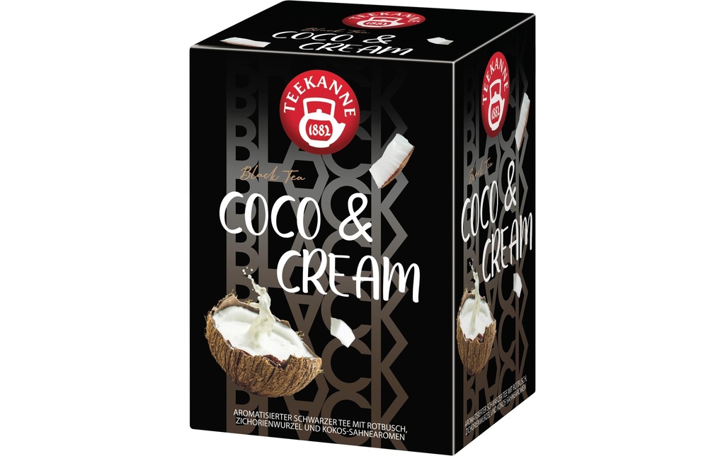 Teekanne Sachet de thé Black Tea Coco & Cream 15 Pièce/s