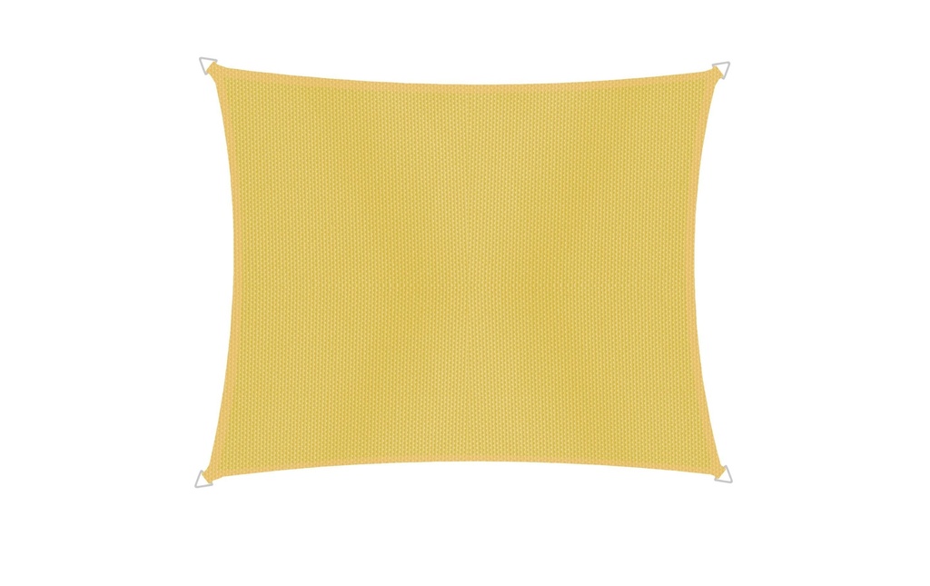 Windhager Voile d’ombrage Cannes, 3 x 4 m, angulaire, Jaune