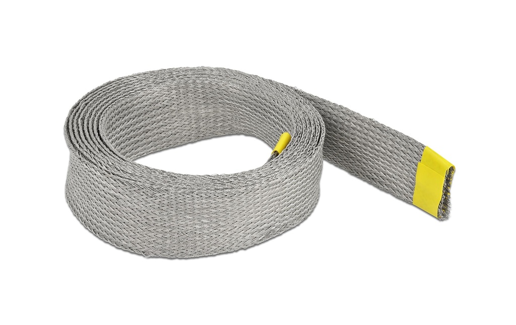 Delock Gaine de câble pour écran EMC 2 m x 25 mm Gris