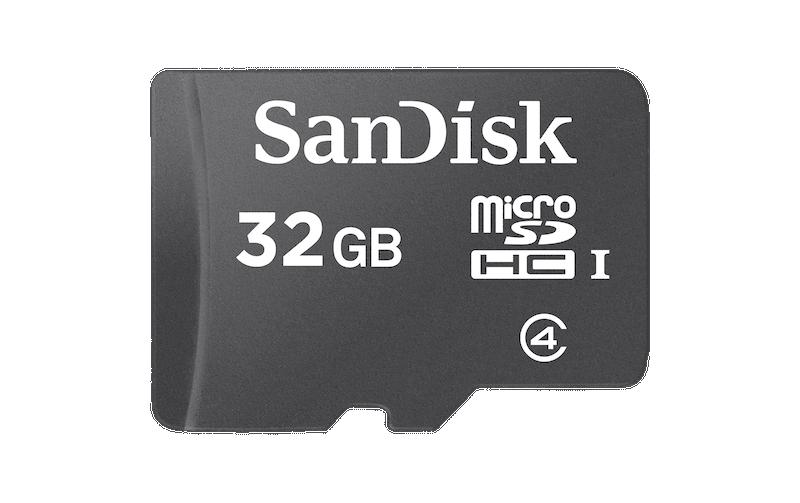 SanDisk Carte microSDHC Class 4 32 GB