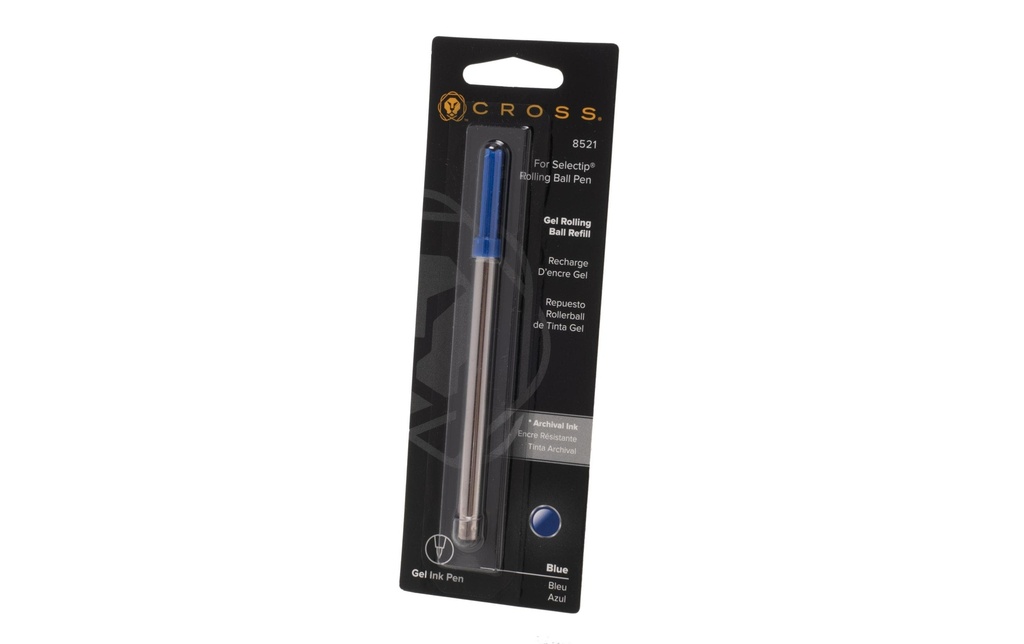 Cross Cartouche Rouleau, bleu, moyen (M)