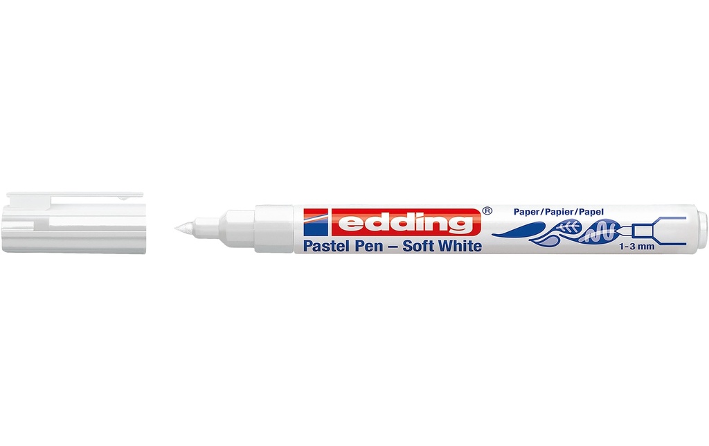 EDDING Edding Pastel Pen blanc