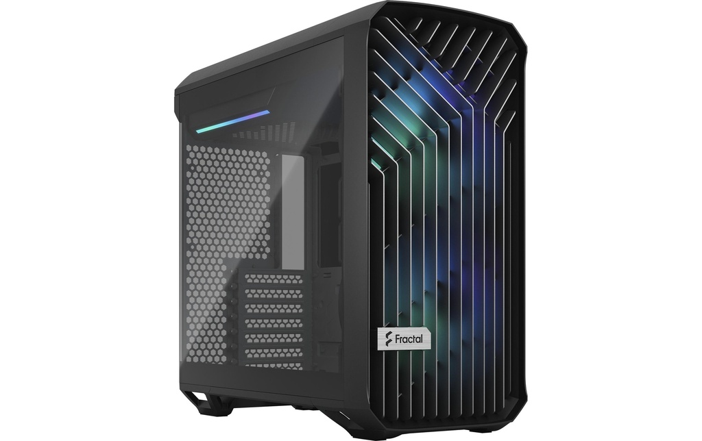 Fractal Design Boîtier d’ordinateur Torrent Compact RGB TG Light Tint Noir