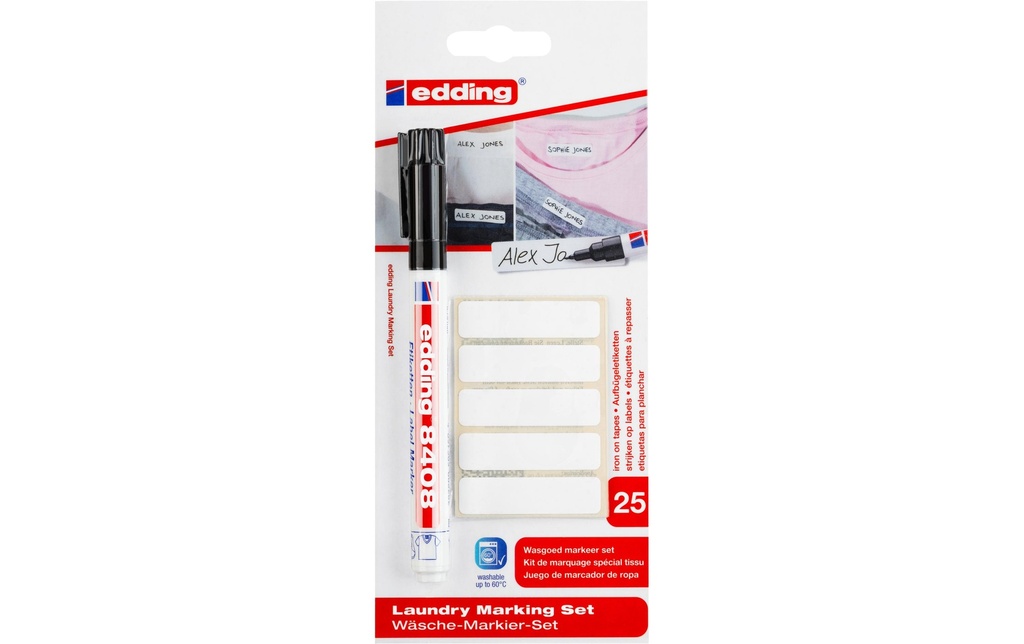 EDDING Set-marqueur de linge 8408