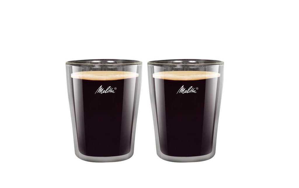 Melitta Gobelet à café Lungo 200 ml, 2 Pièce/s, Transparent