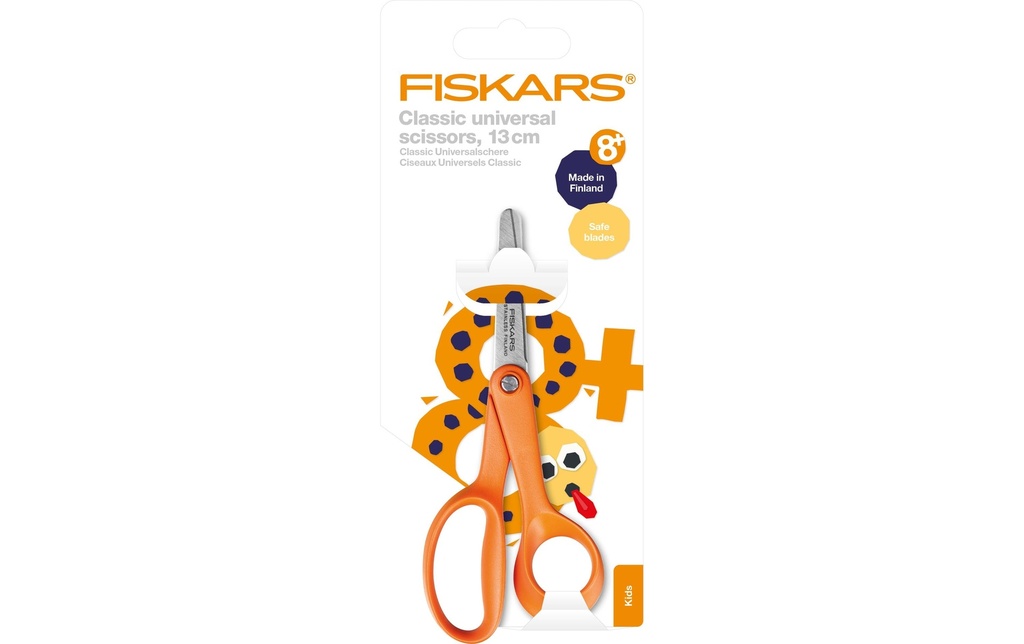 FISKARS Ciseaux enf.Classic 13cm orang