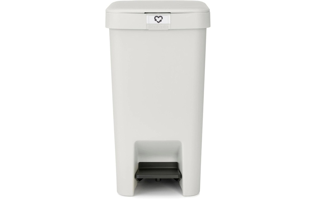 Brabantia Bacs de recyclage StepUp 16 l, Gris clair
