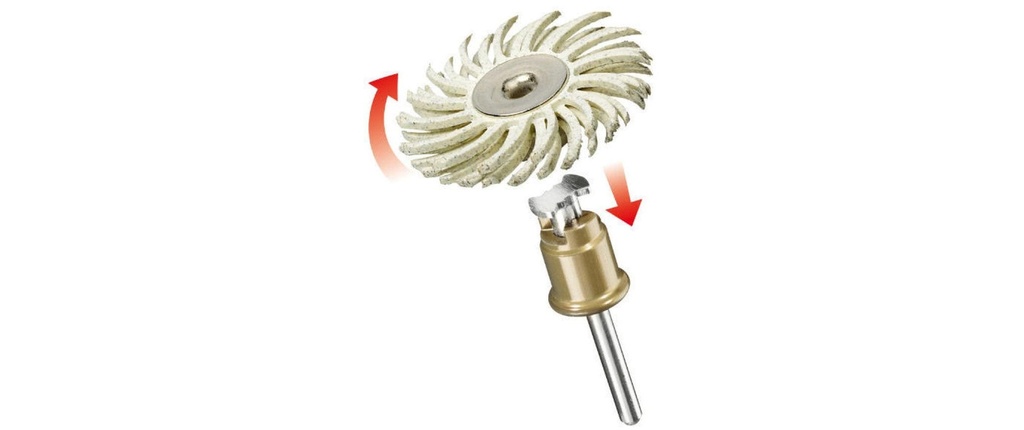 Dremel Brosse abrasive fine 472S K120 1 pièce