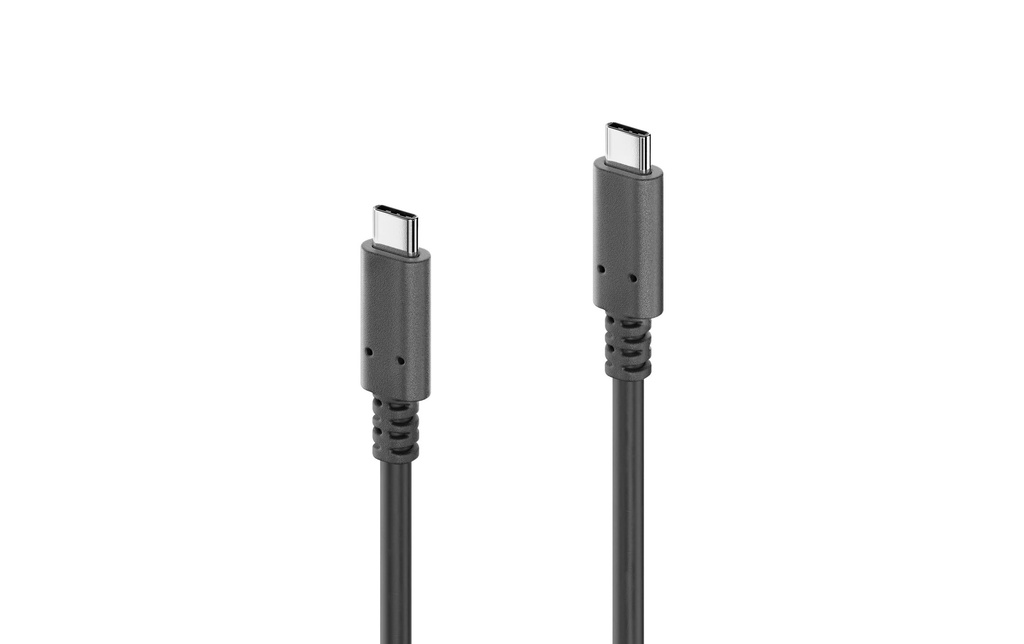 PureLink Câble USB 3.2 avec E-Marker, 10Gbps, 100W USB-C - USB-C 1.5 m