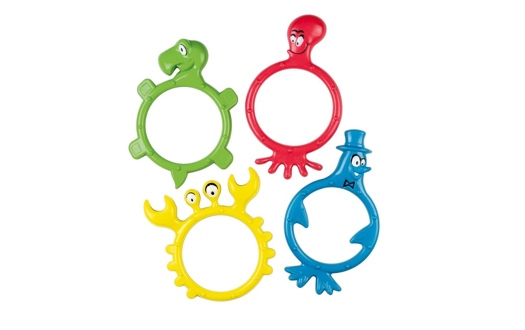 Beco Anneaux de plongée Monster 4 pièces