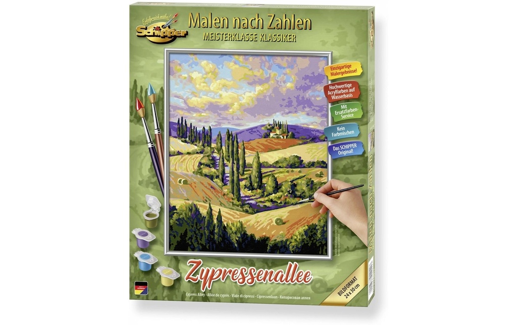 Schipper Peinture avec chiffres Allée des cyprès