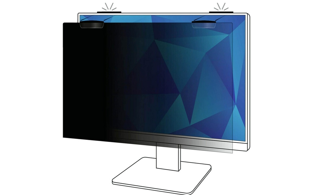 3M Privacy Filter Comply Magnetic Attach 24  / 16:9