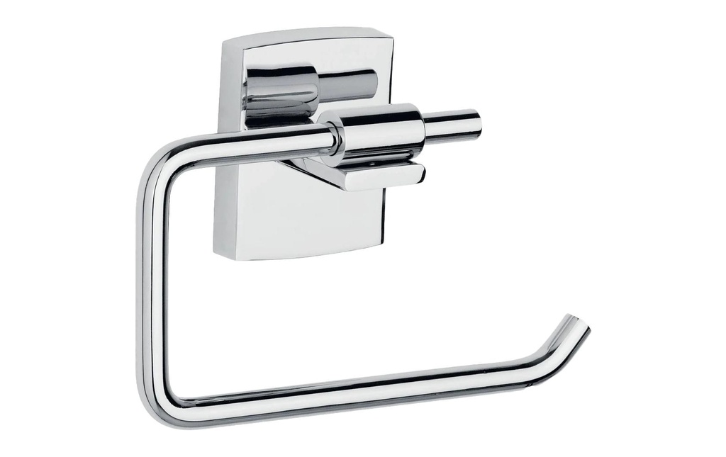 tesa Porte-rouleau pour papier toilette Klaam sans couvercle Argenté
