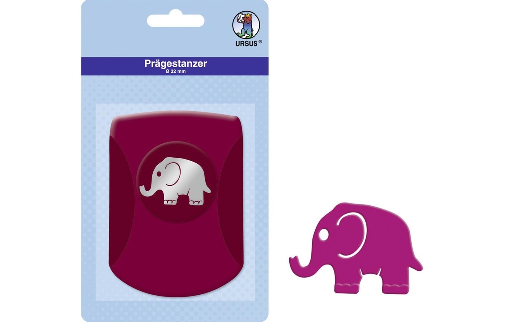 URSUS Estampeur Éléphant, 3.2 cm