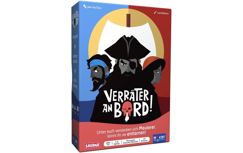 HUCH! Jeux de cartes Verräter an Bord -DE-
