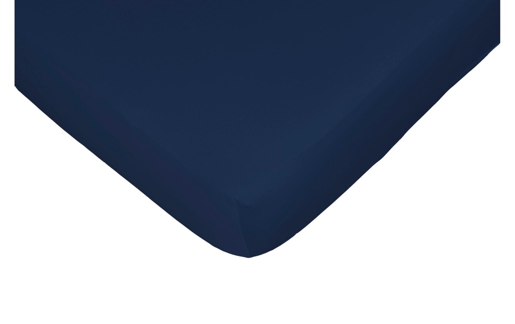 Night Fashion Drap-housse Jerry 140-160 x 200 cm, bleu marine