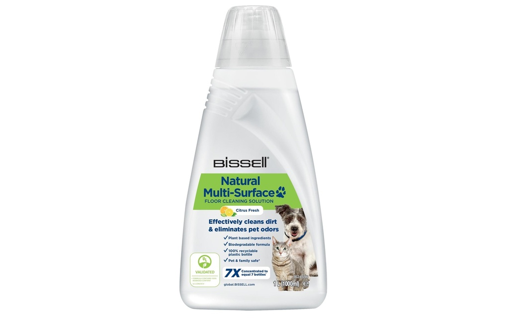 BISSELL Nettoyant pour sol Natural Multi-Surface Pet 1 l