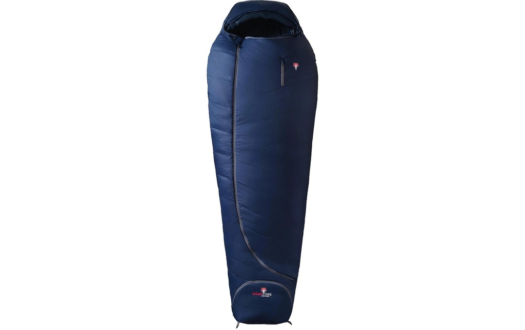 Grüezi Bag Sac de couchage Biopod Laine Zéro Nylon, Night Blue