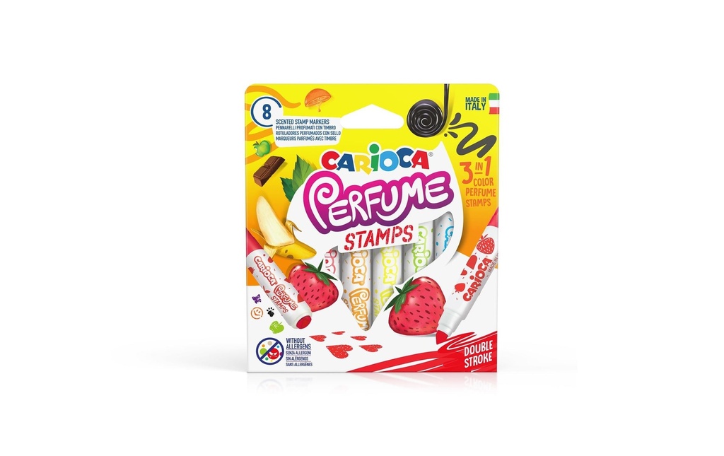 CARIOCA Feutre Perfume Stamps E-8 (8 pces)