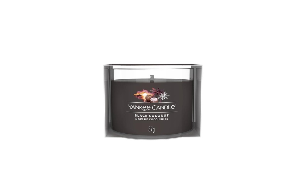 Yankee Candle Signature Bougie parfumée Black Coconut Signature 37 g