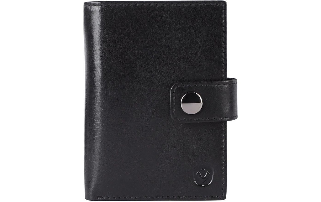 Valenta CardWallet Leather MagSafe Luxe Noir