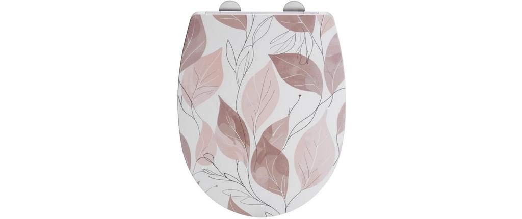 Wenko Siège WC Pula Easy Close, thermoplastique, jusqu'à 350 kg