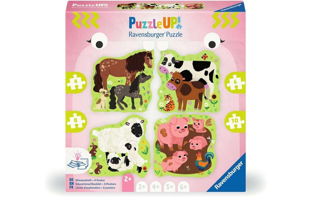 Ravensburger Puzzle Up! Animaux de la ferme