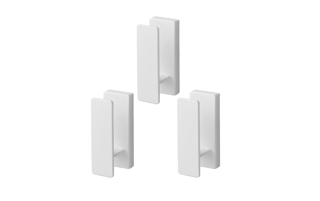 Yamazaki Crochet mural Tour Set de 3 pièces Blanc
