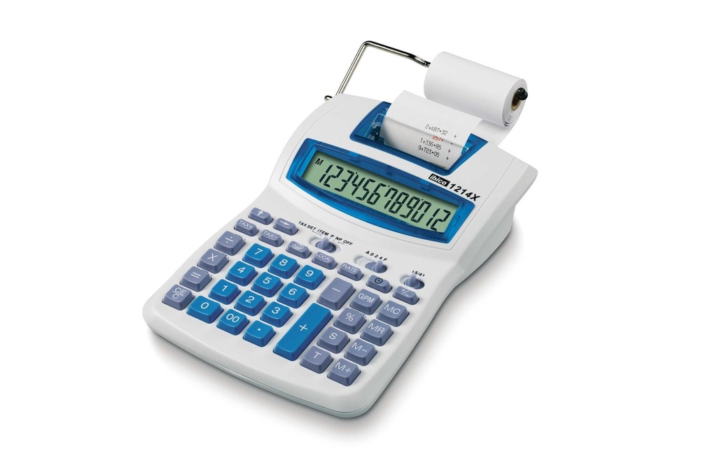 Ibico Calculatrice de bureau 1214X avec fonction d'impression