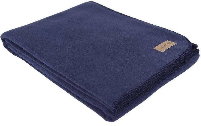 Eskimo Couverture Edelvelours Bleu marine, 100 x 150 cm