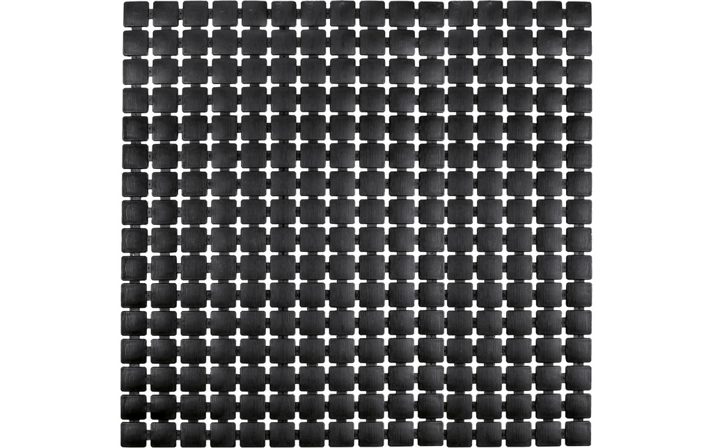 Kleine Wolke Tapis de douche Gatty 54 x 54 cm, Noir