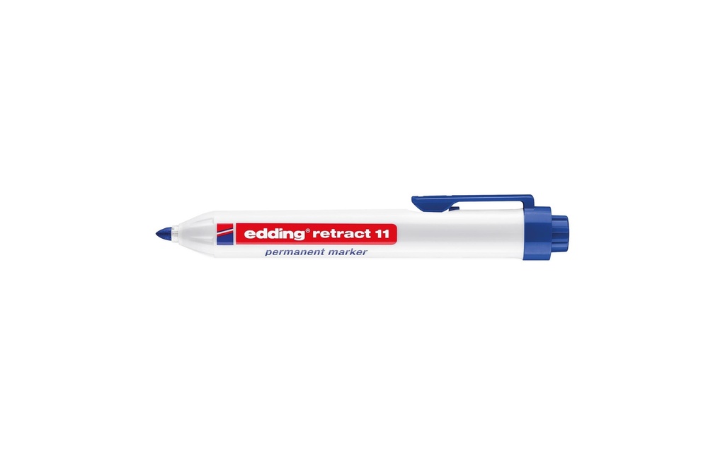EDDING Marqueur perm. retract 11 blue