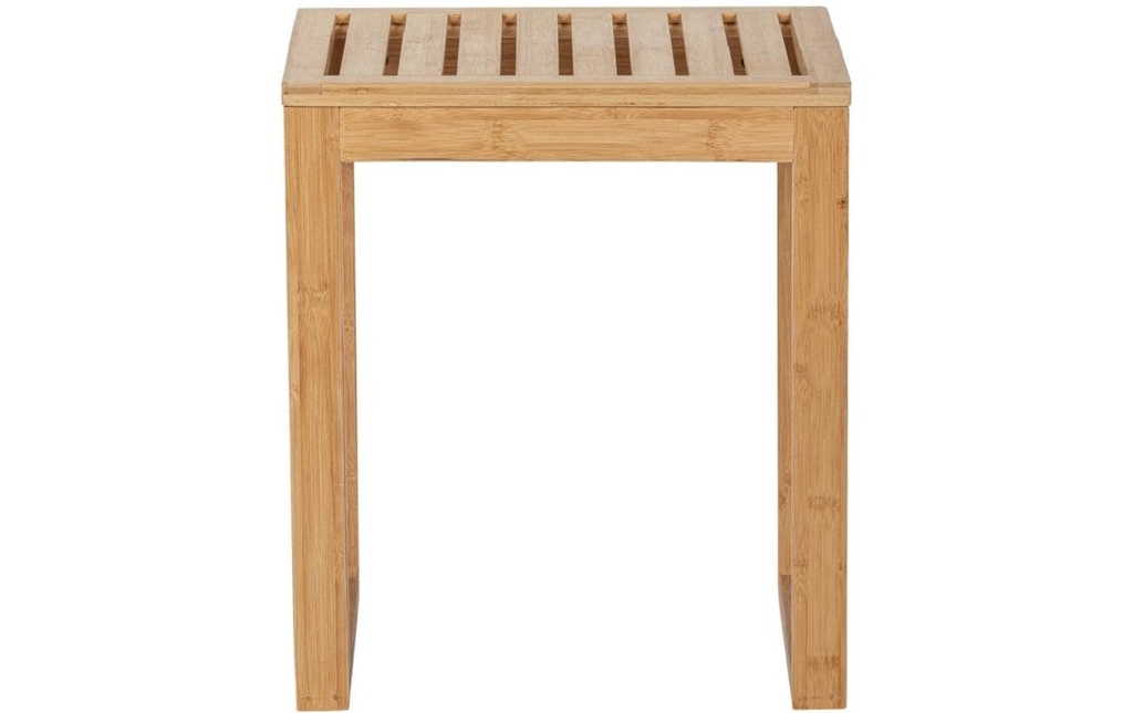 Wenko Tabouret pour le bain Bambusa Nature