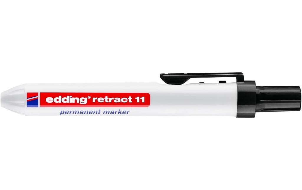 EDDING Marqueur perm. retract 11 noir