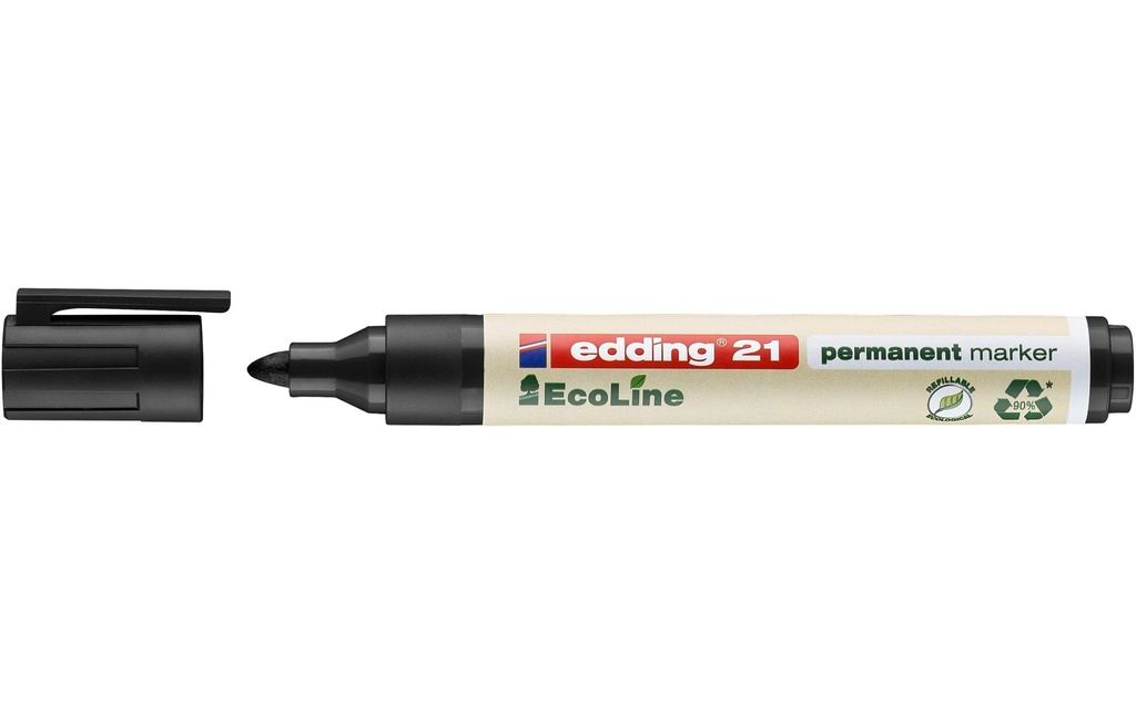 EDDING Marqueur perma.EcoLine 21 noir