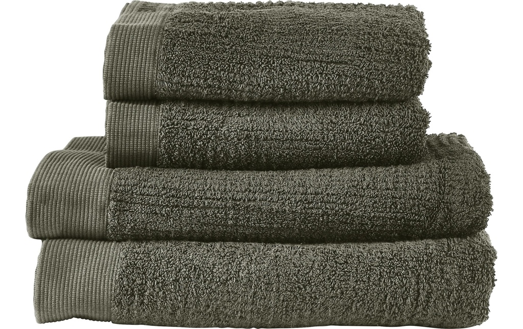 Zone Denmark Serviette Classic 4 pcs Olive green 100% coton/600 g