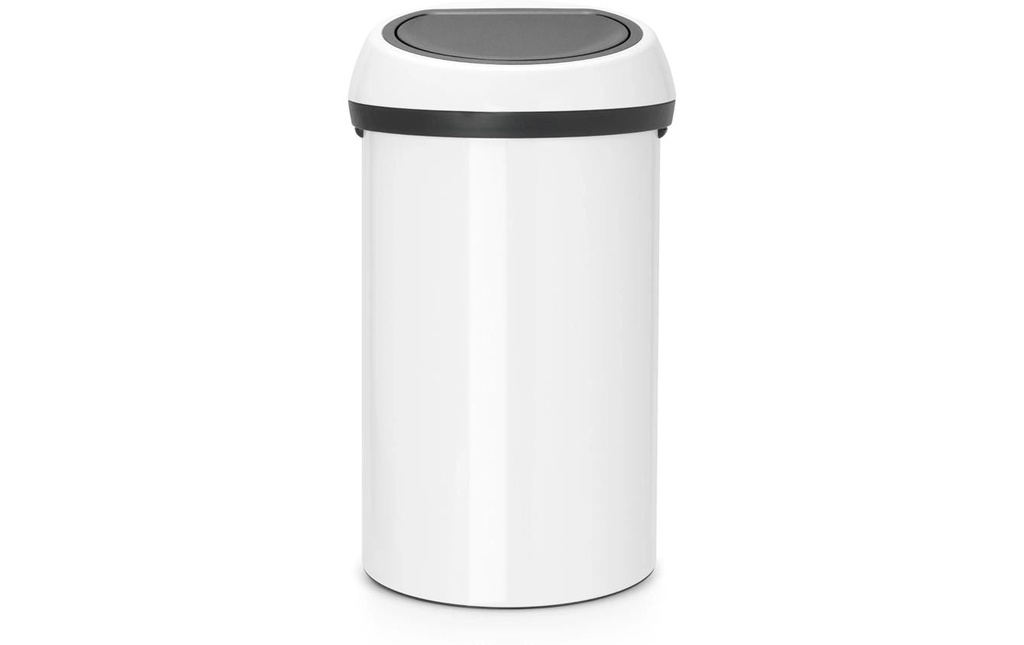 Brabantia Poubelle touch Bin 60 l, Blanc