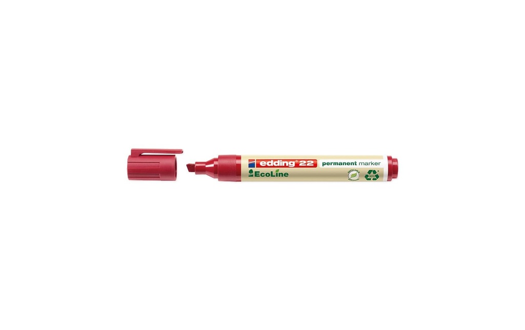 EDDING Marqueur perm.EcoLine 22 rouge
