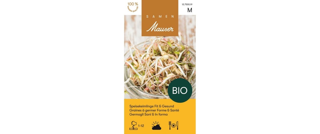 Samen Mauser Pousses germées Fit Santé 200 g