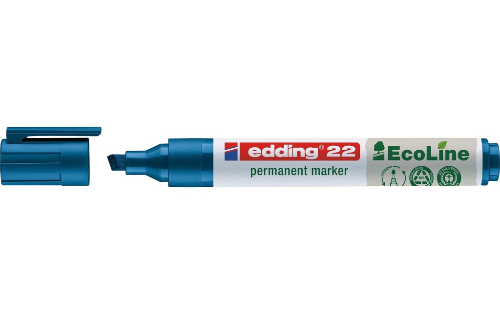 EDDING Marqueur perm. EcoLine 22 blau