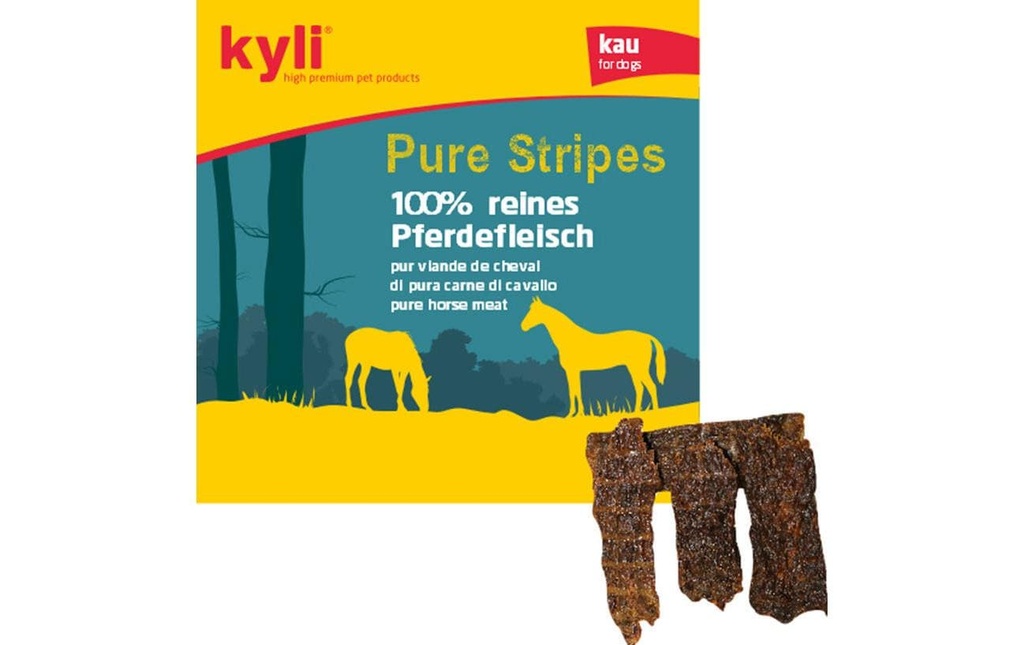 kyli Produit à mâcher  Pure Stripes cheval, 150 g