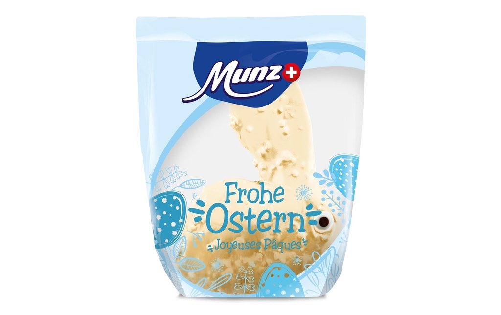 Munz Chocolat Lapin Rocher blanc 140 g