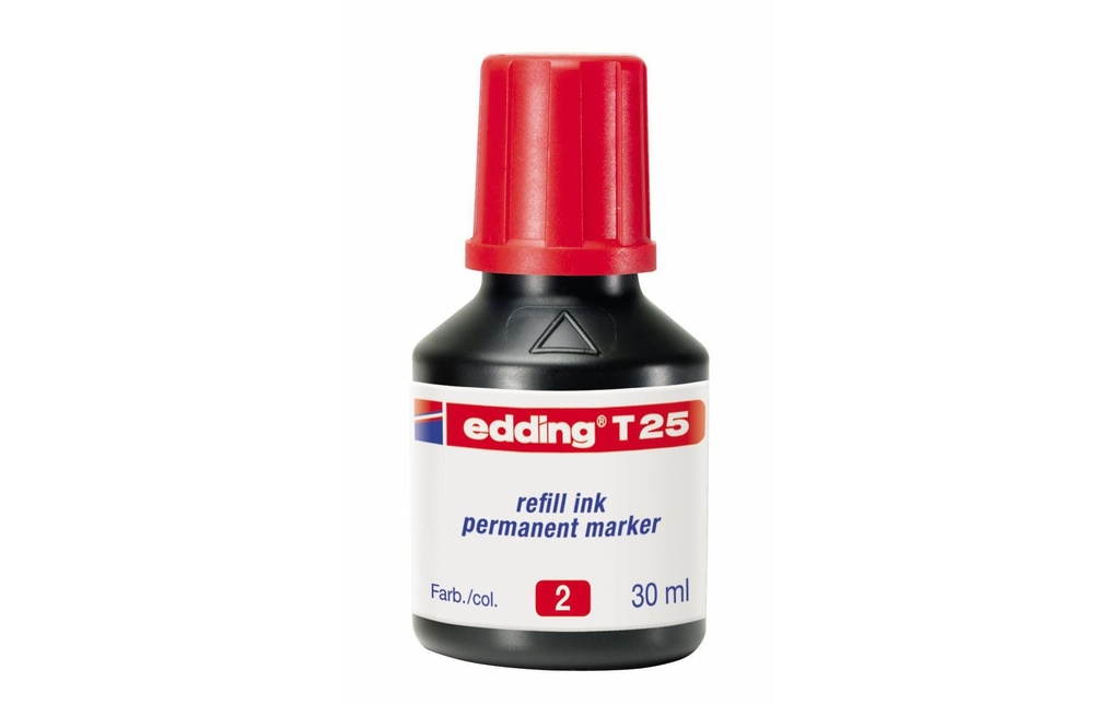 EDDING Encre T 25 rouge (30 pces)