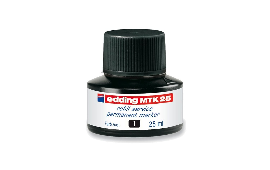 EDDING Encre MTK 25 noir (25 pces)