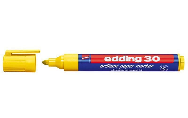 EDDING Marqueur permanent 30 jaune