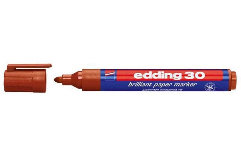 EDDING Marqueur permanent 30 brun