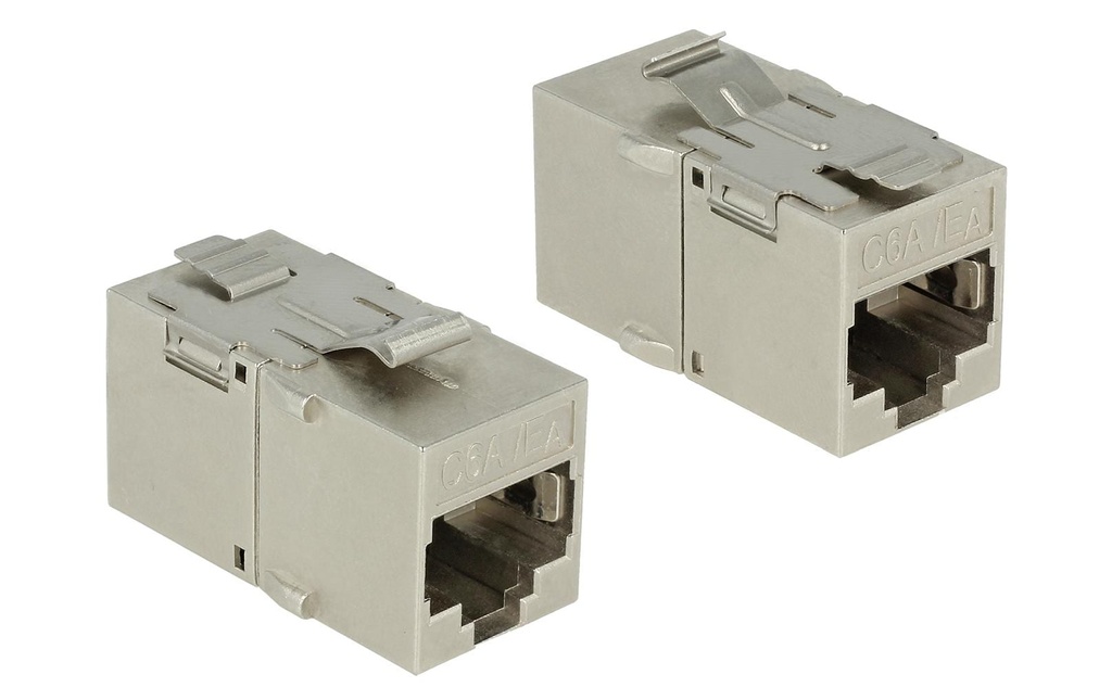 Delock Module Keystone RJ-45 - RJ-45, Cat.6A blindé, 1 pièce