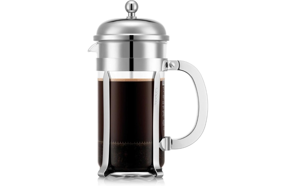 Bodum Cafetière Chambord Chromé, argenté, 1 l