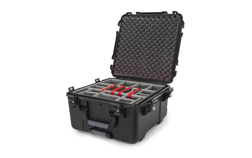Nanuk Valise en plastique 968 - avec séparateur Noir